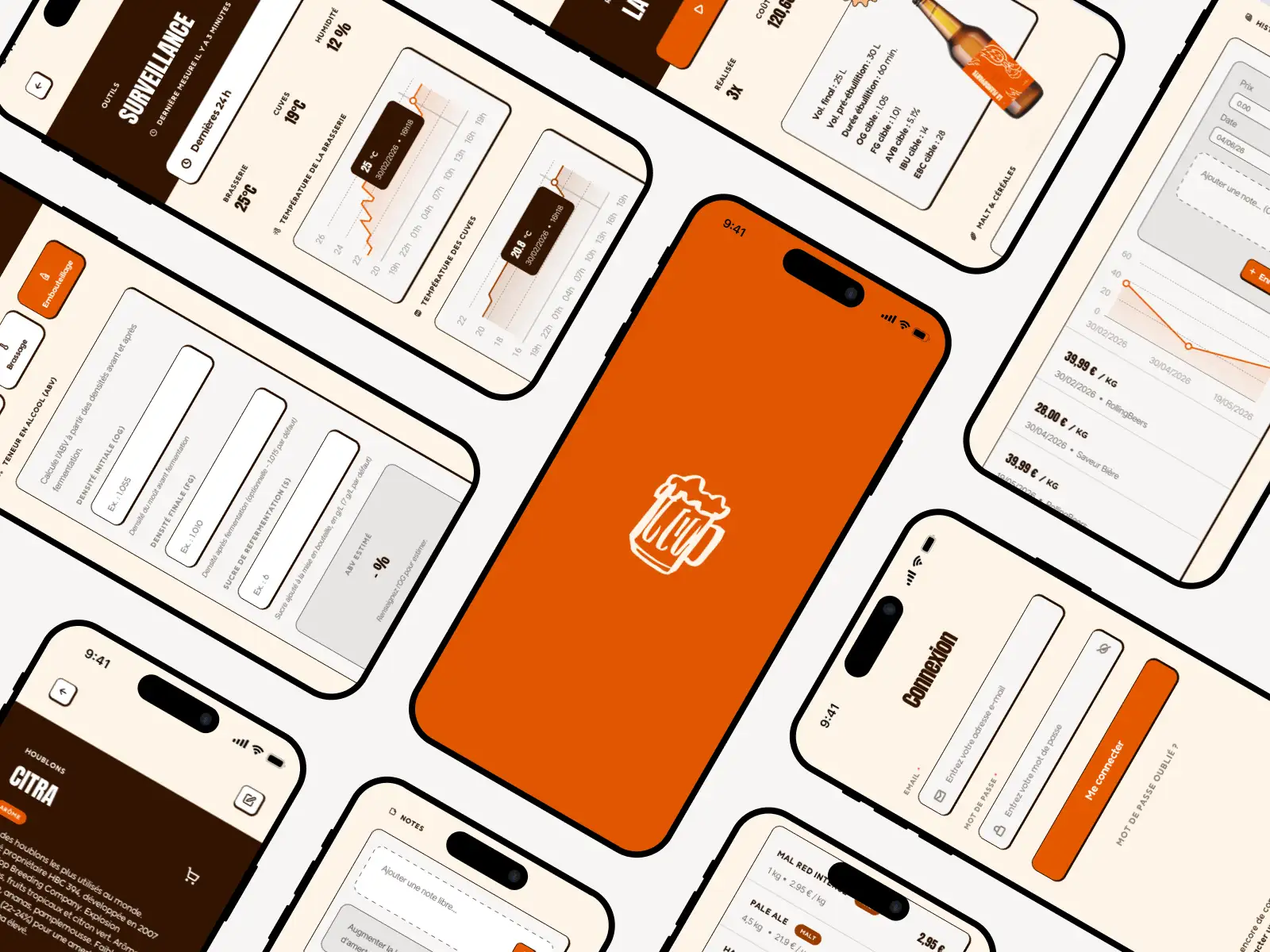 Application de gestion pour brasserie